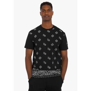 Dogg Supply by Snoop Dogg Unisex Black Bandana Varsity Jacket,Size 3X NEW